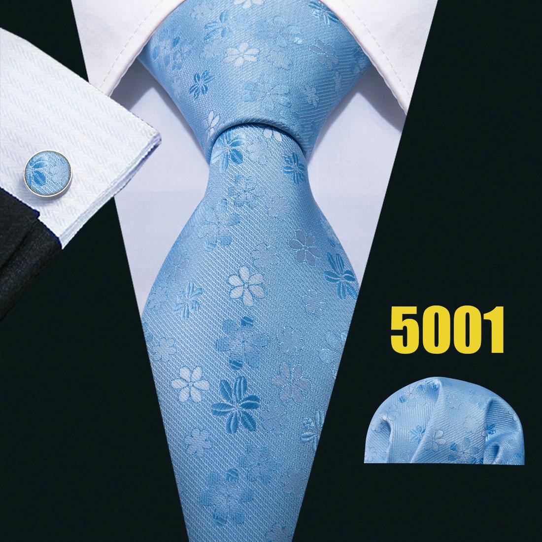 

Barry.Wang Цветочные Галстуки для Мужчин Платок Запонки Набор Свадебный Формальный Галстук Набор N-5001