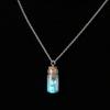 Retro Alternative Necklace Glow Ghost Necklace, Glow-in-The-Dark Bottle Pendant, Cute Unique Earrings Earrings, Gothic Halloween Jewelry for Women Men