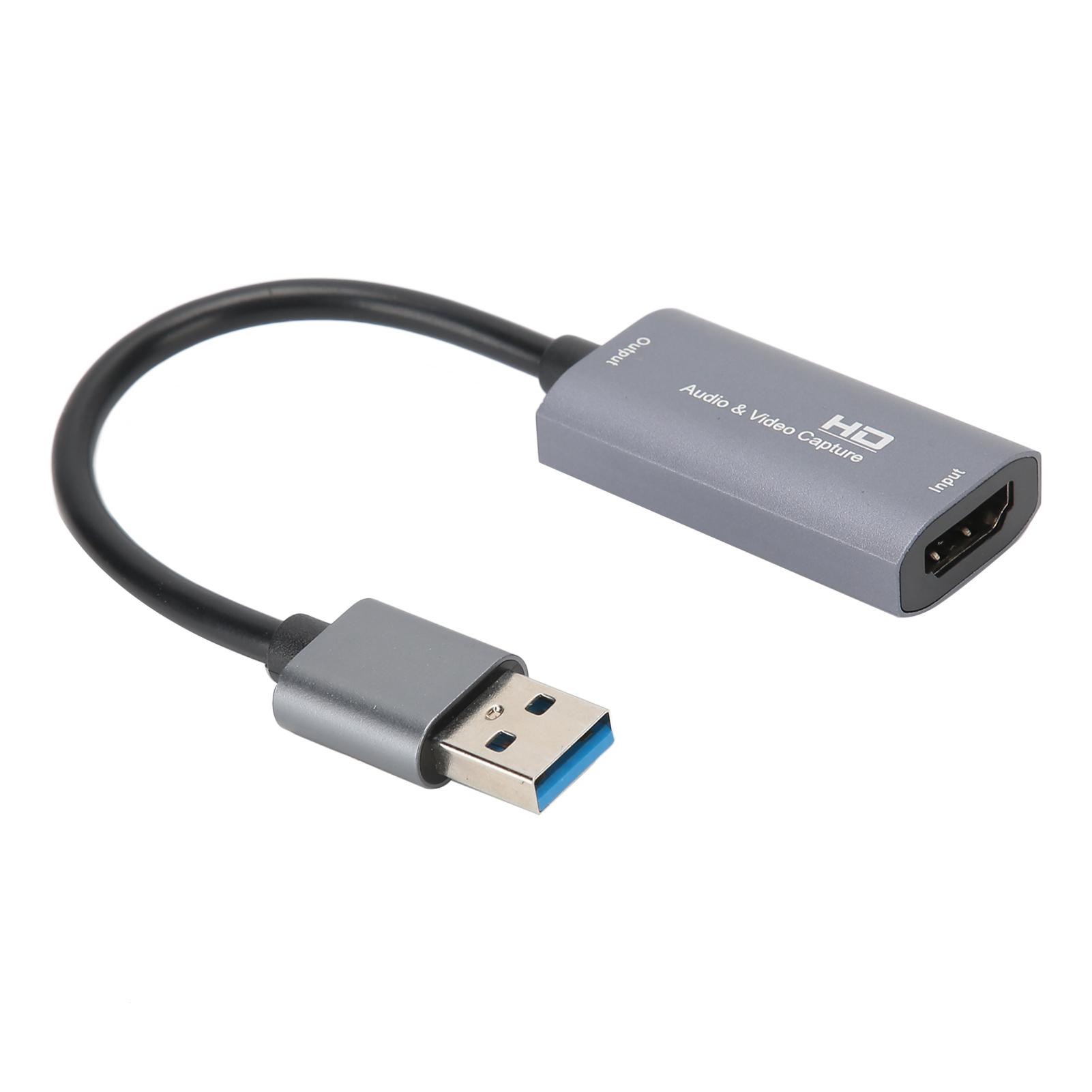 

Карта захвата для HDMI на USB2.0 4K 1080P High Definition для видеозаписи Серая