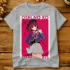 Unisex Red Cute Girl T Shirts Oshinokos 100 Cotton Tees Summer Streetwear Short Sleeves Tshirt O Neck Hippie Casual Tee Shirt