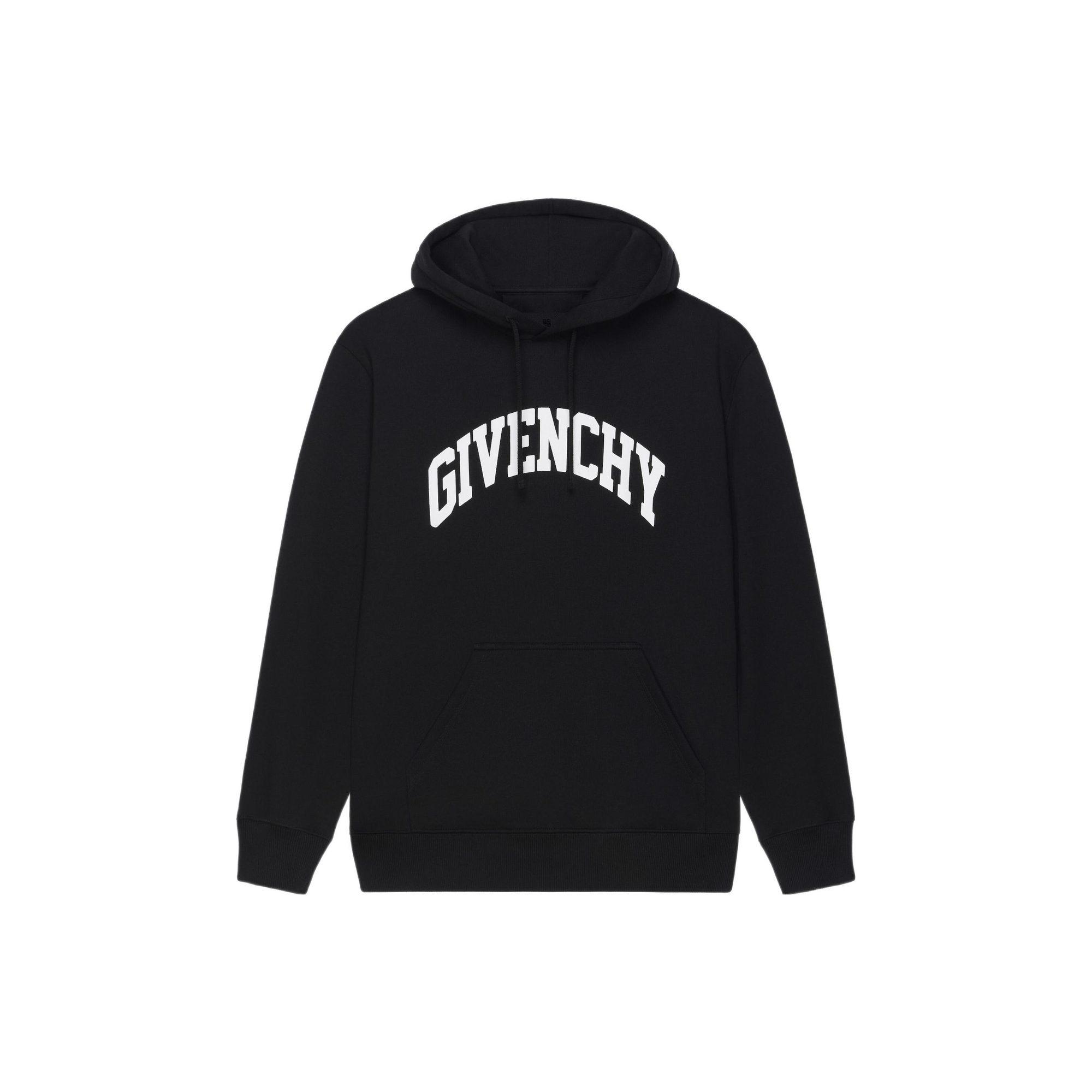 Givenchy Logo Printed Drawstring Hoodie BMJ0CQ3YAA-001