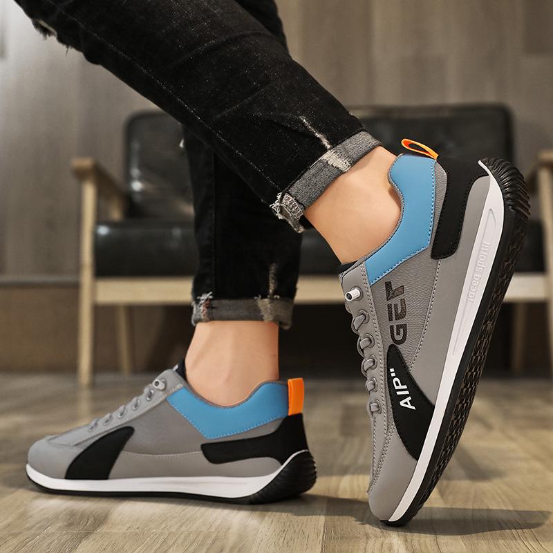 Spring and autumn new foot cover lazy men's shoes commuting casual color matching trendy shoes outdoor wear-resistant flat bottom work one pedal