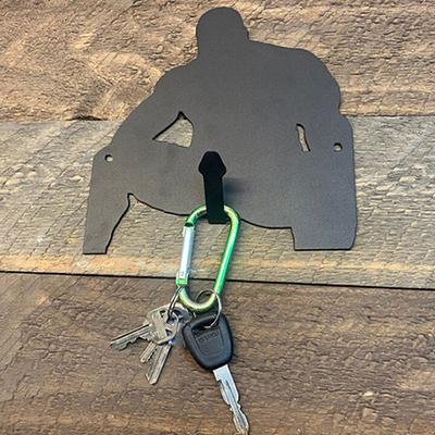 Metal Barry Wood Key Holder Hook Adult Funny Creative Wall Hanging Key Holder