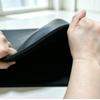 Rectangular Folding PVC Exercise Pad Suede Towel Mat Thick Gym for Home