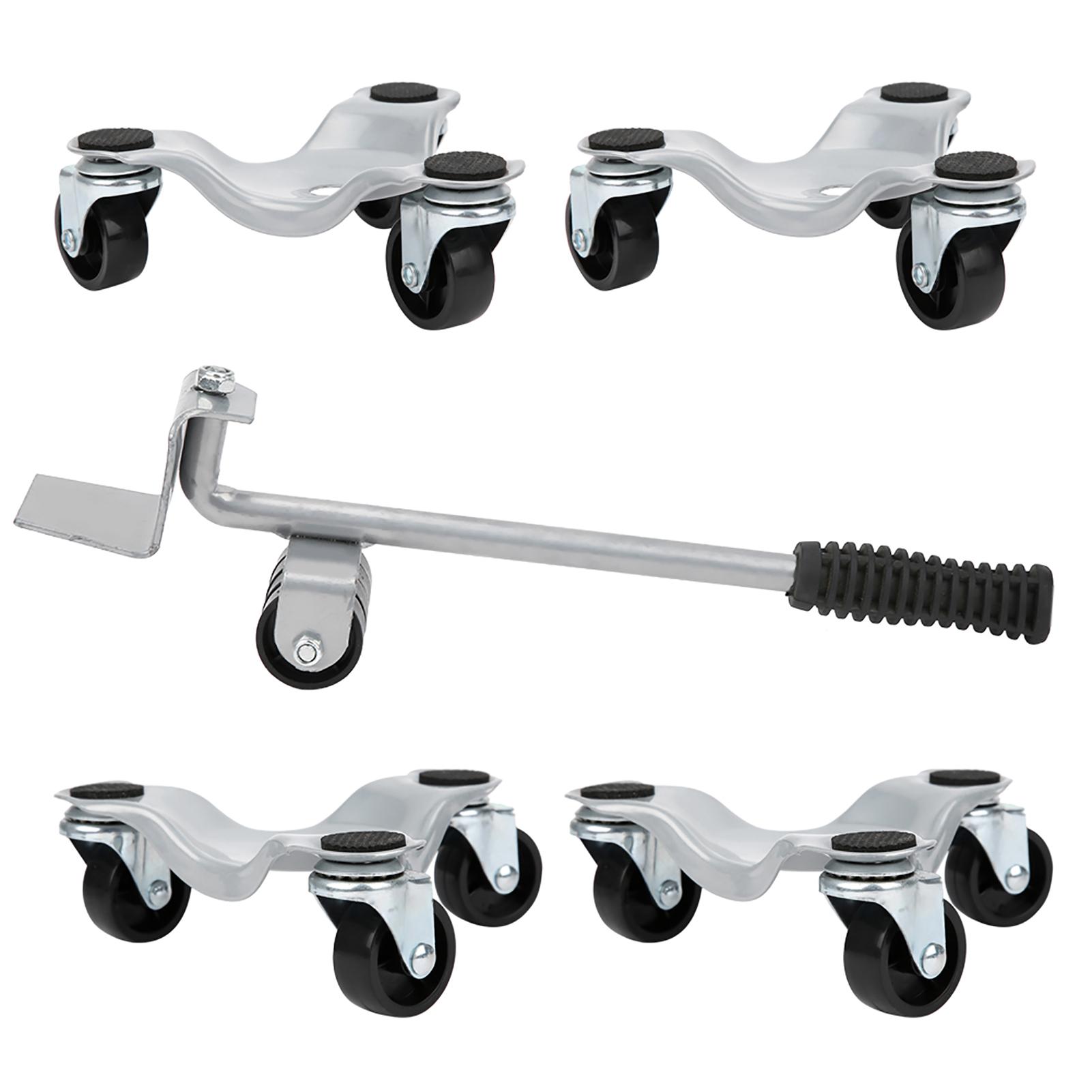 

Набор для транспортировки мебели, серебряный подъемник, подвижная пластина для тяжелых предметов, нагрузка 400 кг