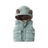 Cashmere Cotton-Padded Coat Zipper Boy Hooded for Autumn and Winter