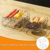 4pcs Air Fryer Rack Silicone Basket Oven Baking Tray Liner Double Layer Roasting Rack for AF400UK Air Fryer Accessories