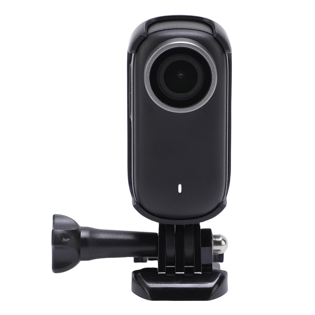 Action Camera 4K Wide Angle Lens WiFi 1.47in Screen Portable Sports Camera with Magnetic Lanyard Back Clamp for Vlog