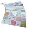 Personalized Bible Index Stickers 5 Sheets Tab Large Letter Print PVC Self-adhesive Sticky Page Marker Sticker Label Book Study Journaling Supplies