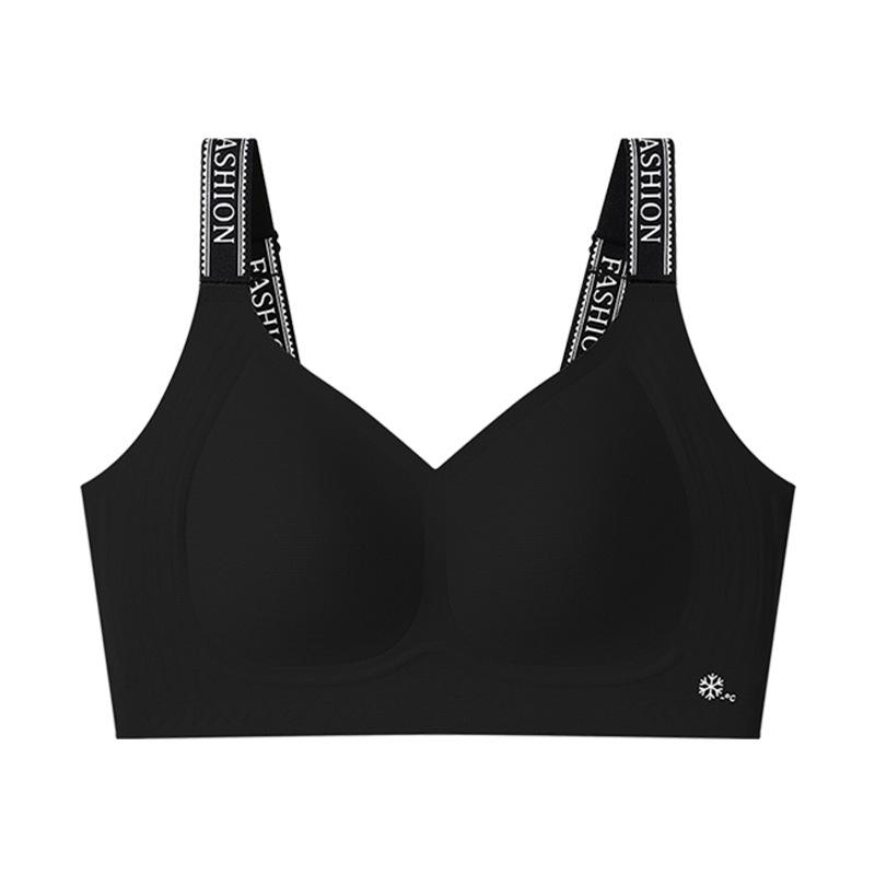 Invisible Bra Women's Anti-sagging Breast Retraction Gathering Bra Beautiful Back Thin Seamless Large-sized Underwear Push Up Bra