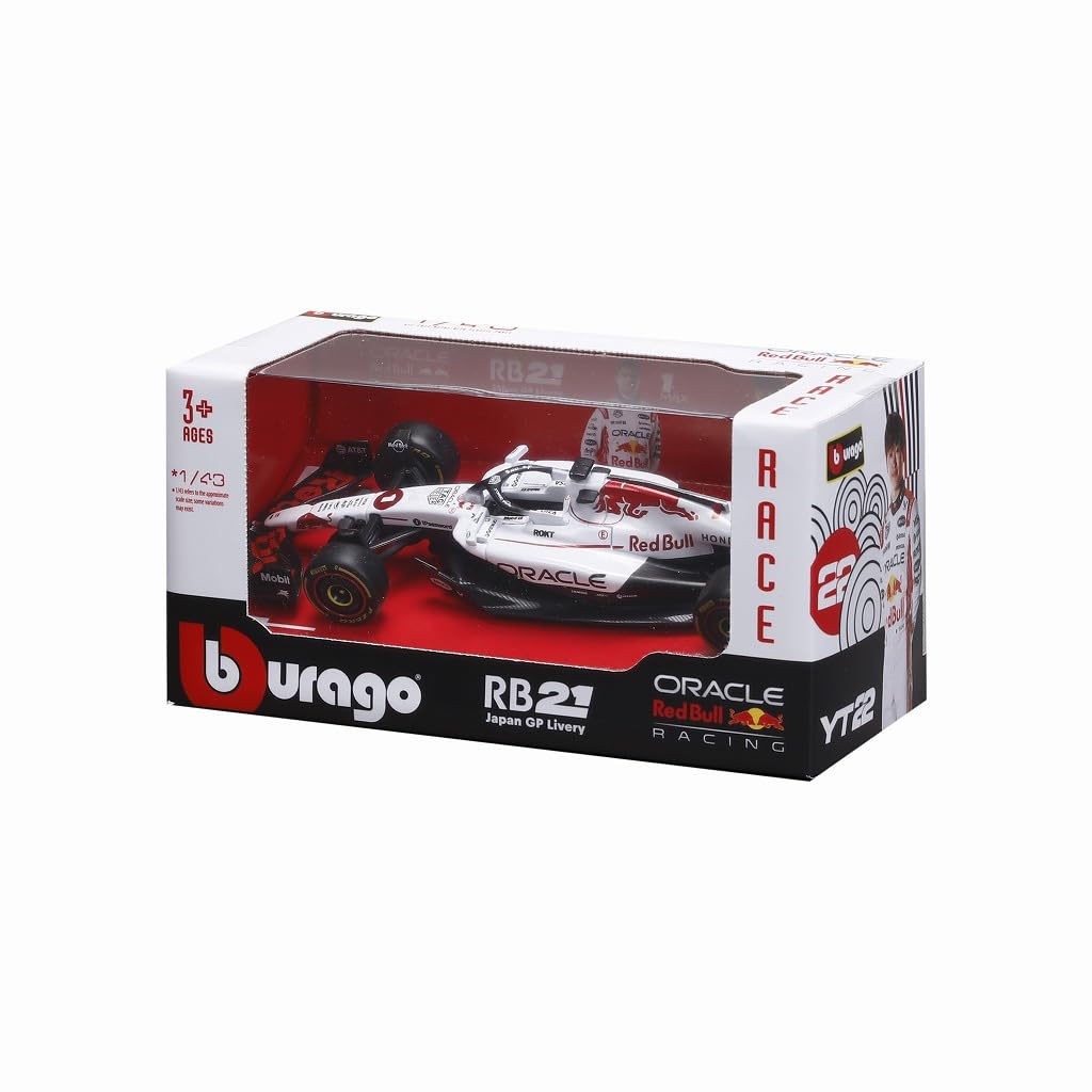 Kyosho BURAGO Scale Oracle Red Bull Racing RB21 2025 Japanese GP 1 Verstappen Window Box Finished Product BUR38233JPV 1/43 No. M.