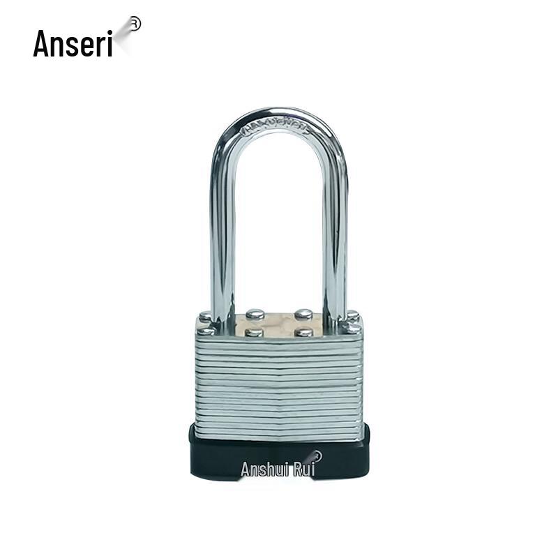 Ansell Long Shackle Steel Safety Padlock