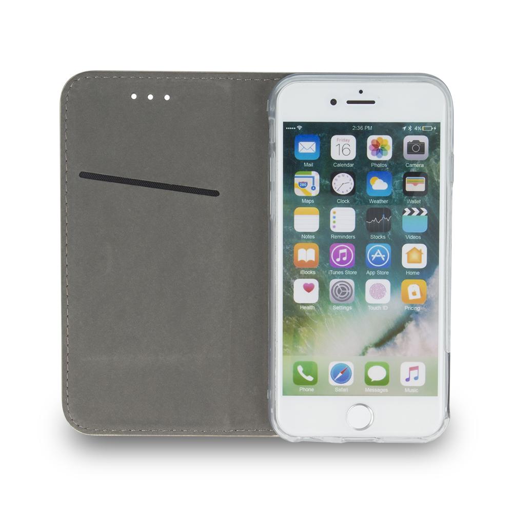 Etui Smart Magnetic Do Honor 600 / 600 Pro Burgundowe