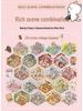 Sonnige Stadt 3D Miniatur-Szenen Stickerbuch: Frühmorgendliche Cartoon-Hüttenlandschaft