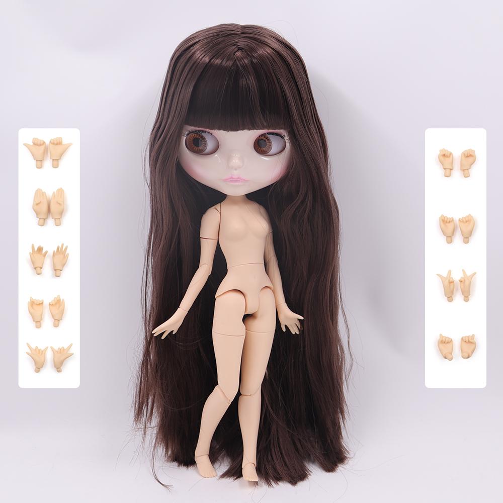 Bambola Blyth ICY DBS Corpo Articolato 1/6 30CM Giocattoli BJD Viso Naturale Lucido con Mani Extra AB Bambole Moda DIY regalo ragazza