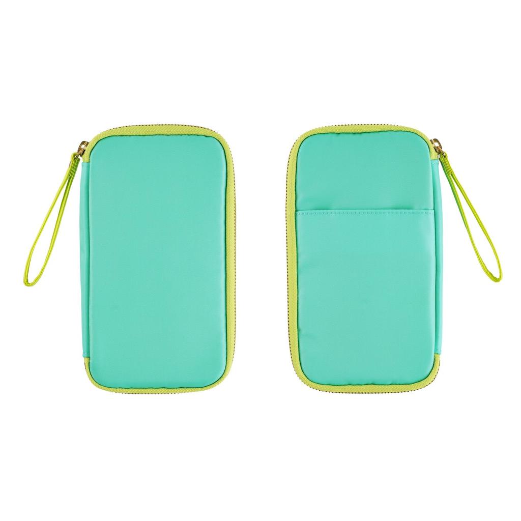 Hobonichi Small Drawer Lime Pouch/Aqua