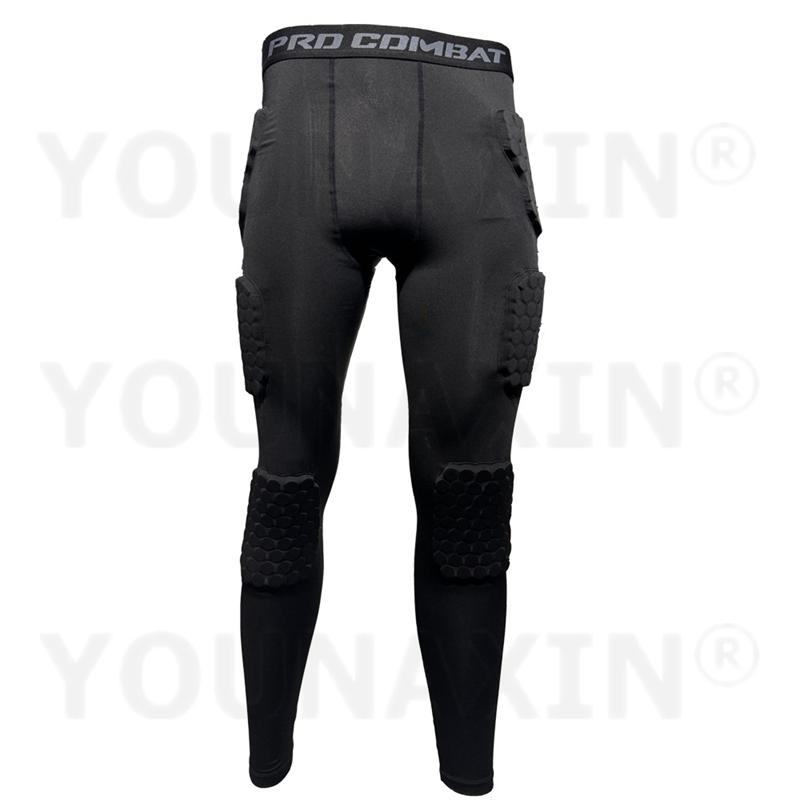 Unisex Black Knee Pads Protection Basketball Football Running Pants Cycling Sports Top Anti-collision Breathable M L XL 2XL 3XL