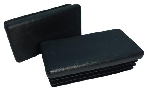 Internal cap for profile post roof 100x40 10 PCS BLACK