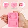 2Pcs Photo Frame Silicone Mold, Mini Frame Air Dry Clay Molds, Baroque Style Frame Chocolate Mold, for Cake Decorating Cupcake Topper Chocolate Candy