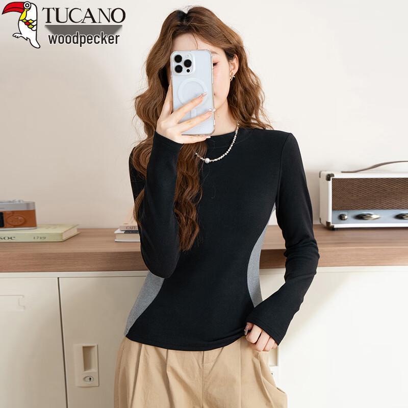 Woodpecker Women s Slim-Fit Mock Neck Long Sleeve Top M