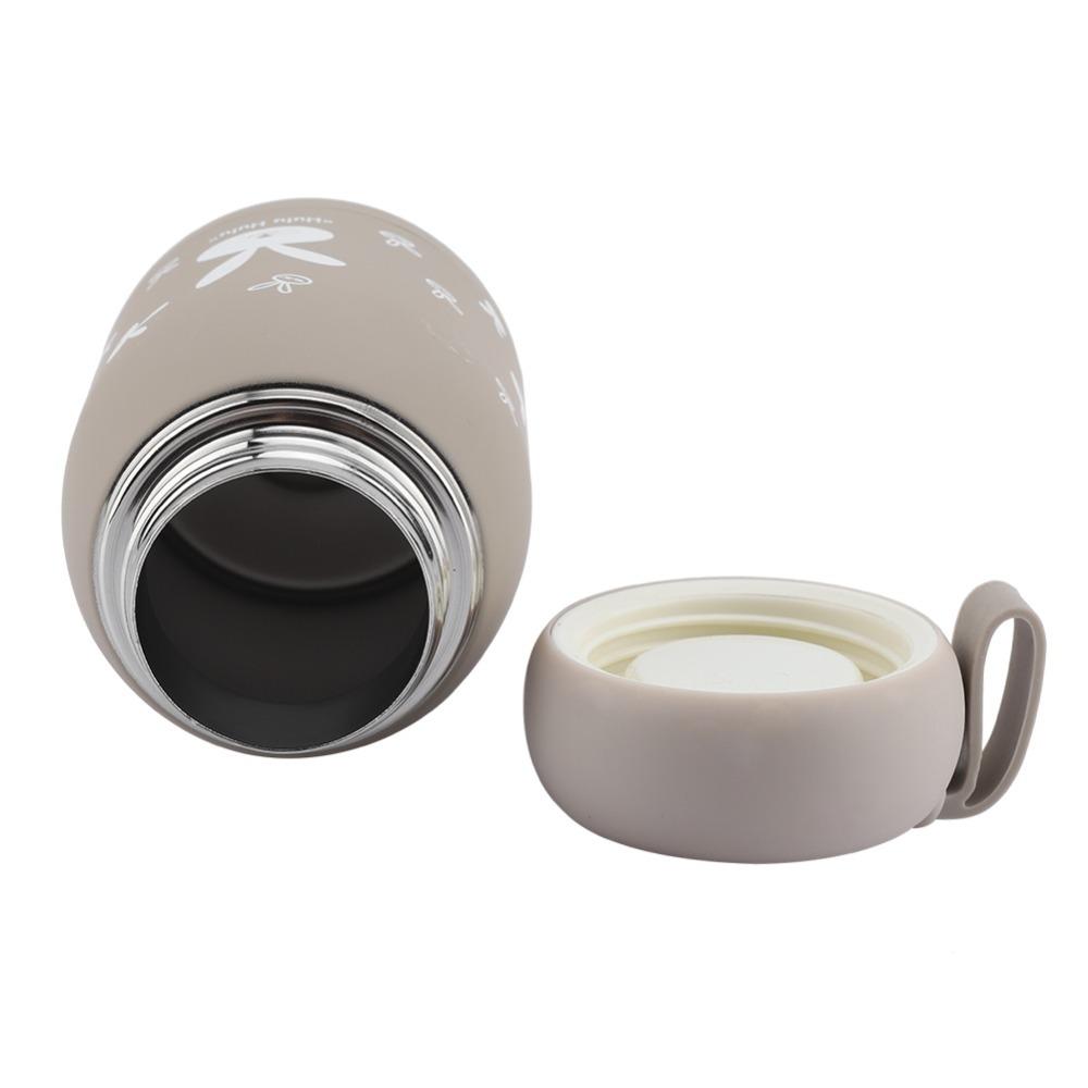 Fine Polishing Rustless Steel Cute Thermos Patterned Colorful Driking Mug Lightweight Double Wall Water Cup Office