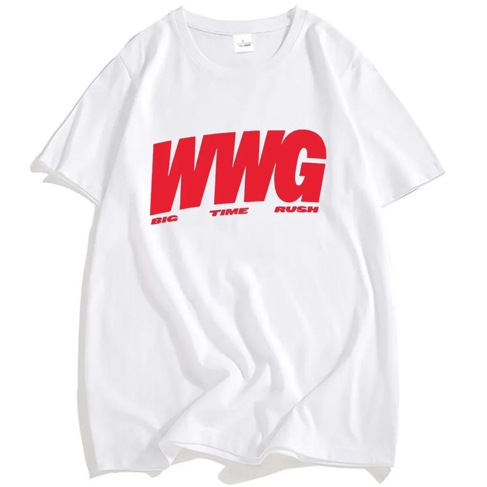 Big Time Rush  WWG  Винтажная оверсайз футболка | Поп-бойз-бэнд Стритвир футболка 4XL