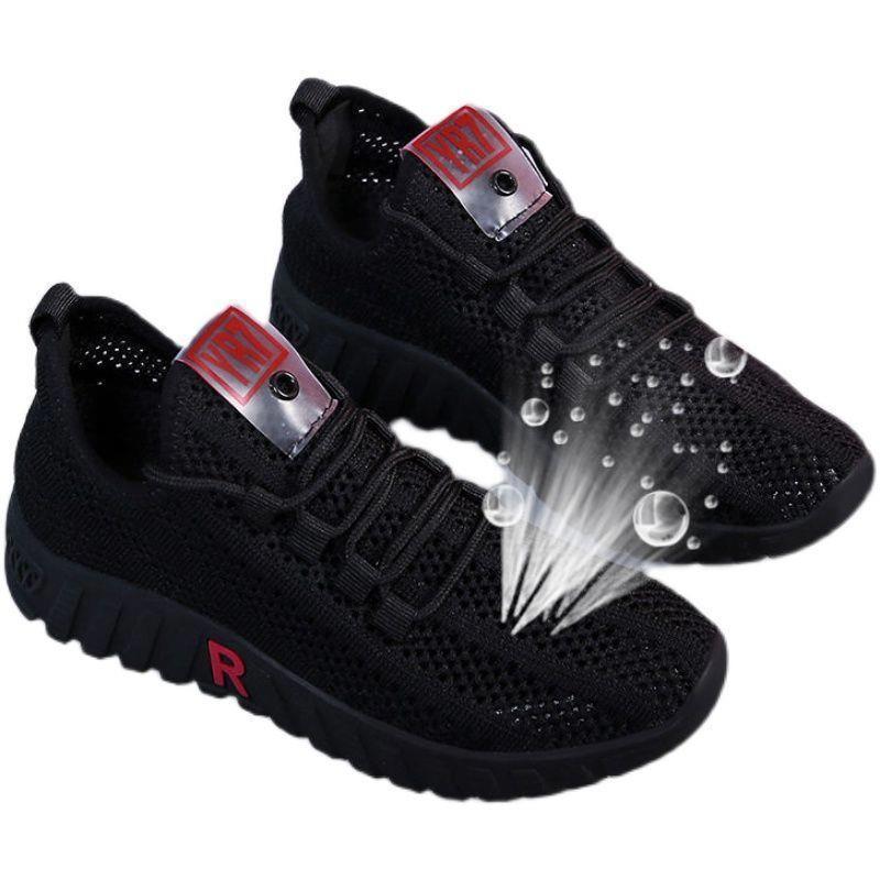Summer cloth shoes women's mesh shoes mesh breathable sports casual shoes soft sole non-slip mesh women's shoes student shoes