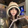 Winter Warm Tassel Pullover Outdoor Commuting Versatile Ear Protection Woolen Hat Thickened Warm Woolen Hat for Women