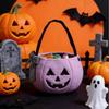 Open Top Ghost Plush Bag Handheld Pumpkin Candy Bucket Trick or Treat Bucket  Dessert Making