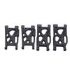 4pcs RC Suspension Arm Front Rear Black Plastic for WLtoys 144001 144002 124019 124018 124017 144010