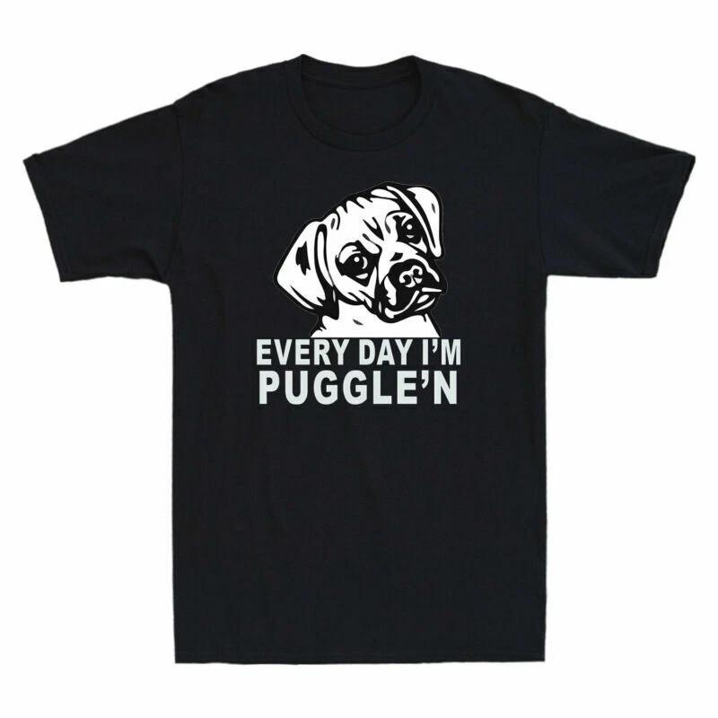 Puggle Men's Sleeve Short Lover Funny Gift I'm Dog Tee Puggle'n Everyday T-Shirt