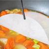 12pcs/lot Food Oil Paper Soup Membrane Pads Diameter 20cm Oil Absorbing Paper LS