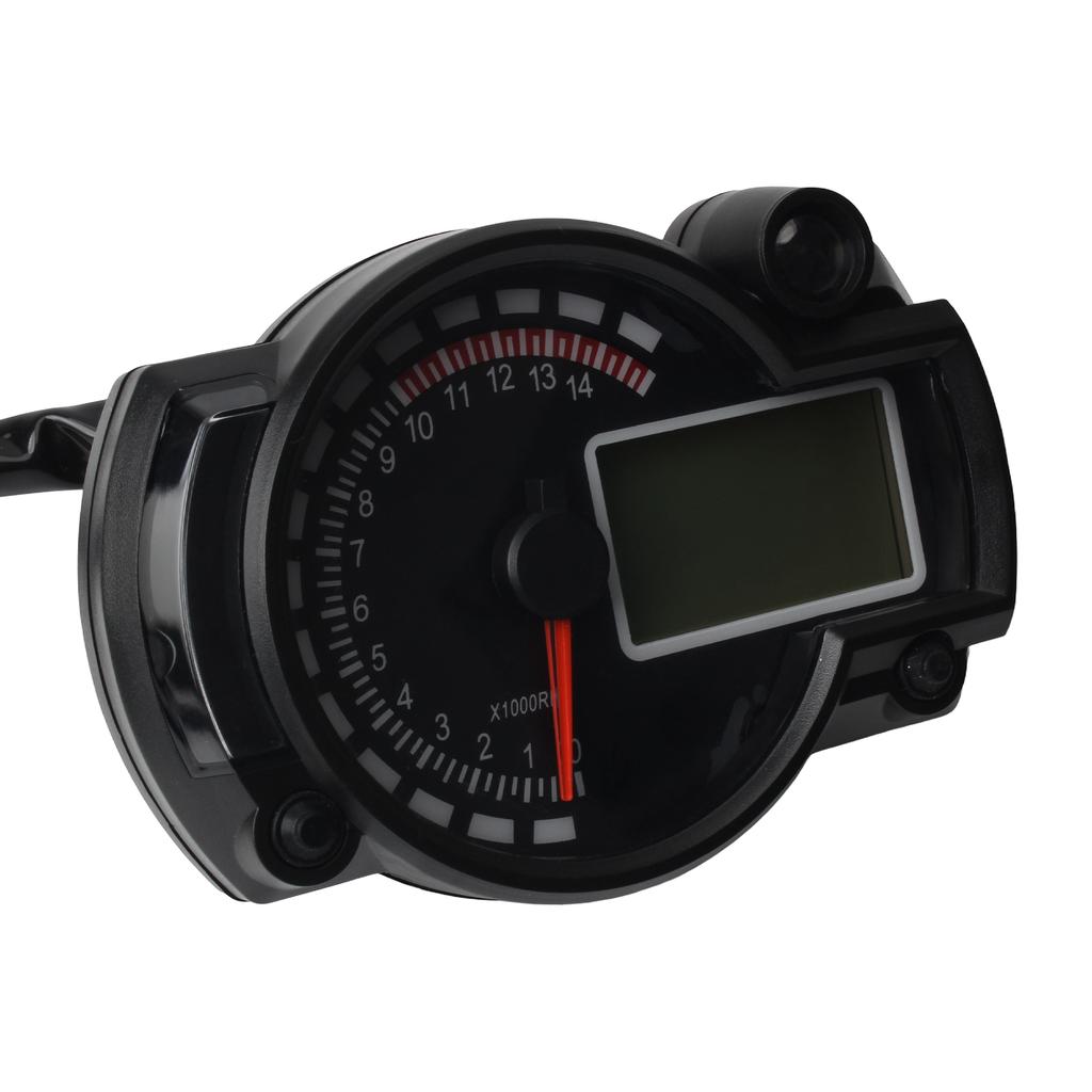 12v Motorcycle Speedometer LCD Digital Odometer Gauge Moto Dashboard Meter for BMW Honda Suzuki Yamaha Supermoto Modified Parts