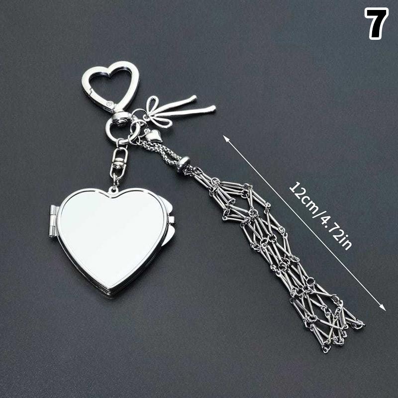 Stainless Steel Metal Net Pocket Lipstick Hand Cream Bag Keychain Charm Bag Accessories Silver/Gold Color Lip Balm Keychain