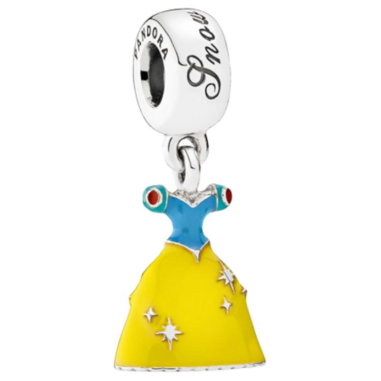 Pandora Original Design Disney Snow White Dress Pendant Couple Style Unisex Dress Multicolor 791579ENMX Box