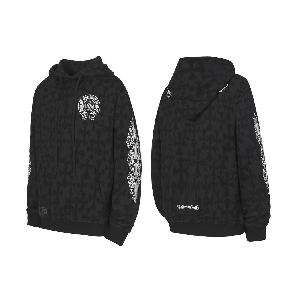 Unisex Autumn/Winter Horseshoe Hoodie with Sanskrit Print - European & American Trend
