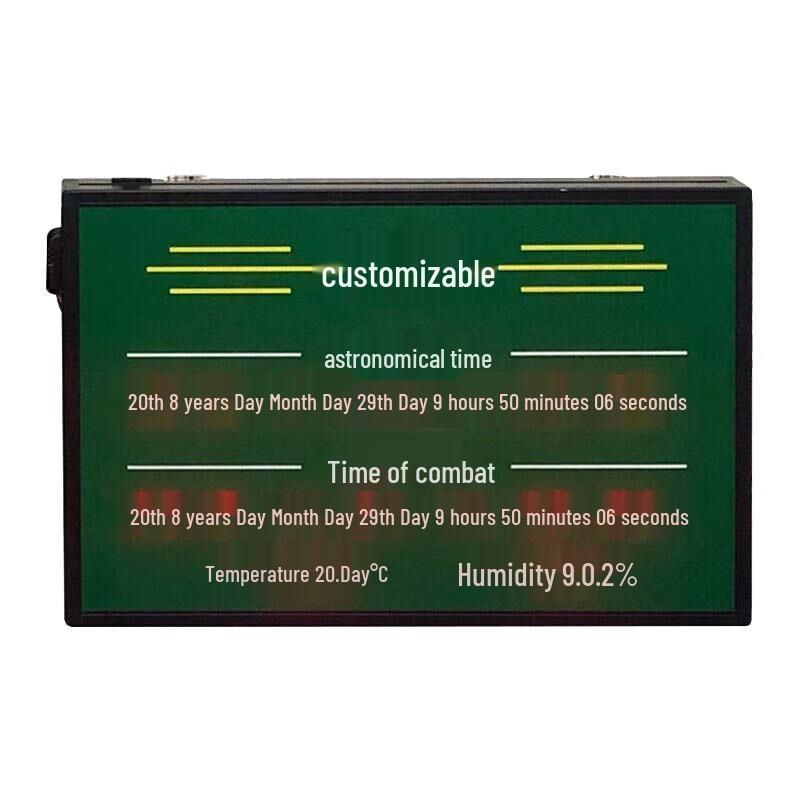 Youyu Astronomical Combat Clock with Temperature & Humidity Display