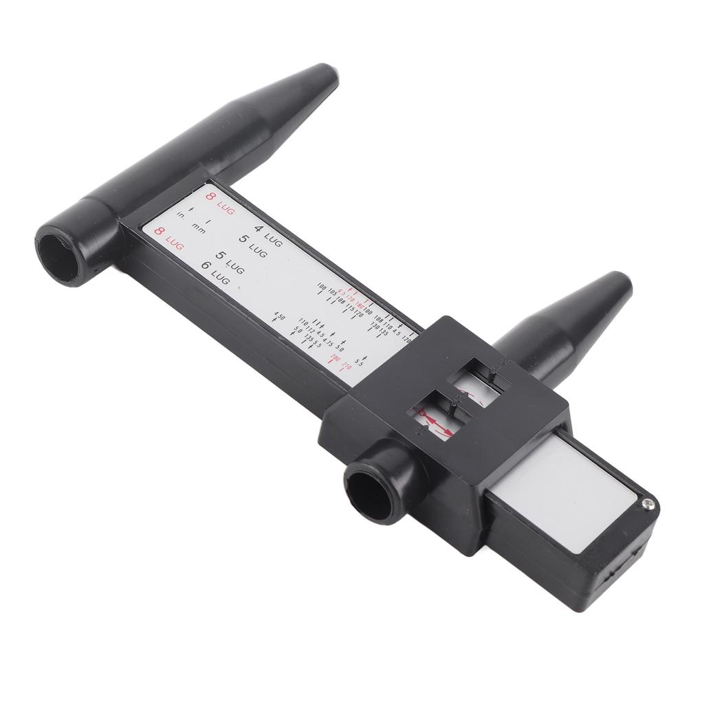 Car Wheel Rim Bolt Pattern Sliding Measuring Gauge Tool PCD Ruler 4 5 6 8 Lug