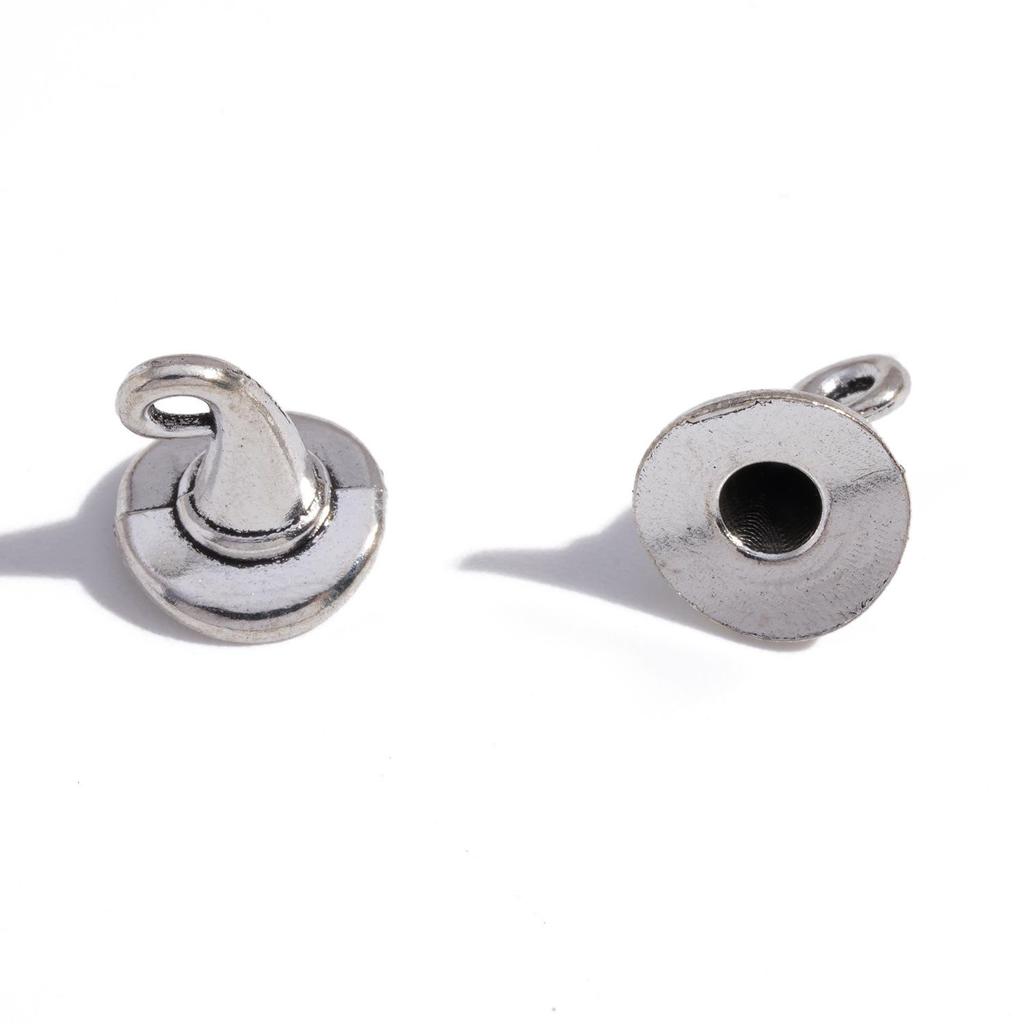 Mehrfarbiger Zaubererhut Anhänger Charm für DIY Halskette & Armband Schmuck