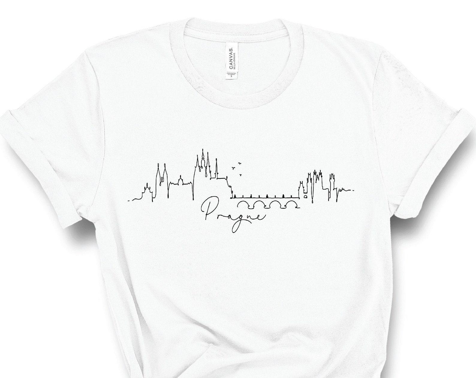 Prague Shirt, Prague Skyline Shirt, Czech Republic Shirt, Prague T Shirt, Prague T-Shirt, Czech Shirt, Czech Republic Shirt, Travel Gift 4XL