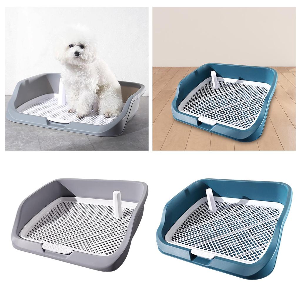 Dog Litter Tray Hygienic Pet Training Mat Detachable Cleaning Grid PP Material Suitable for