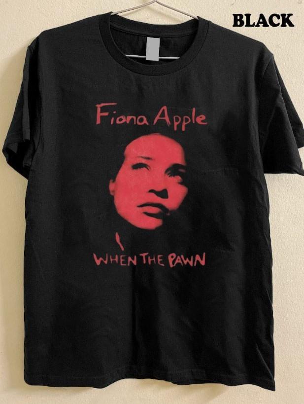 Fiona Apple when the pawn vintage charcoal t-shirt QT5689 S