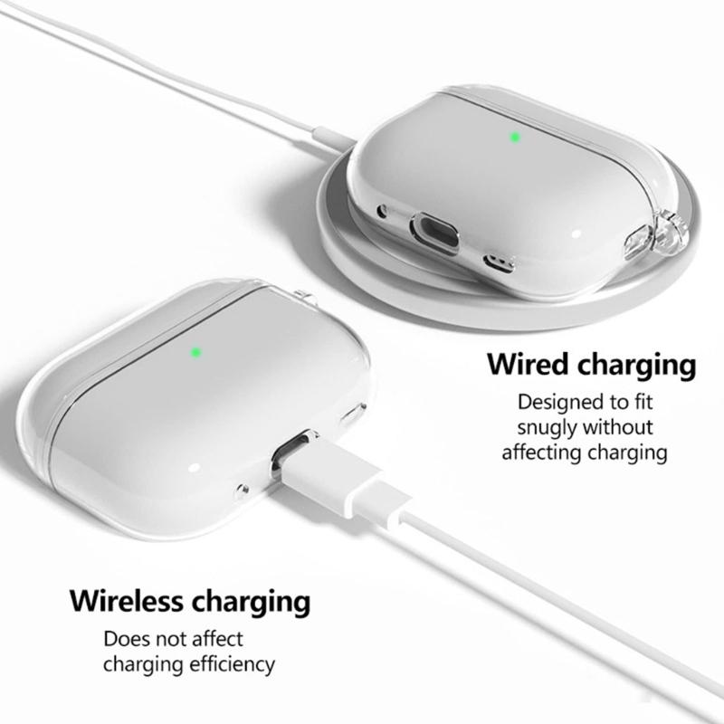 Funda de Silicona Suave para Auriculares Carcasa de TPU Protectora a Prueba de Polvo Resistente al Agua Funda Protectora Manga de Prevención de Daños