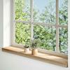 Vidaxl Window Sills 2 Pcs, Raw, 80X15X2 Cm, Solid Oak Wood