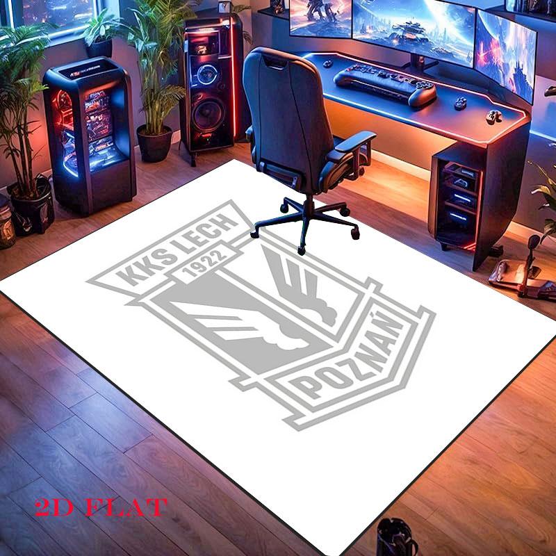 KKS Lech Poznań Carpet Rug for Living Room Bedroom Home Sofa Decoration,Kids play Nonslip Floor Mat
