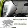 Thicken Windshield Sunshade for Suzuki Jimny JB64 JB74W 2019 2020 2021 2022 2023 2024 2025 UV Reflecting Foldable Front Windshield Sun Shade