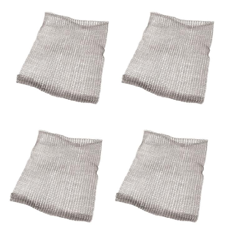 4pack Durability Metal Meshes Storage Bags Ventilated Rodents Proof Solution for Plant Care and Air Circulation