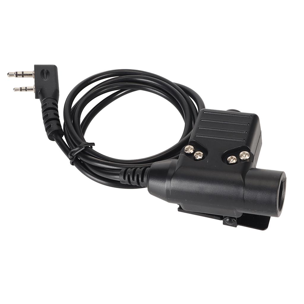 Radio Walkie Talkie Adapter Cable 90cm U94 PTT Push To Talk Headset Cable Plug Connector Cable for