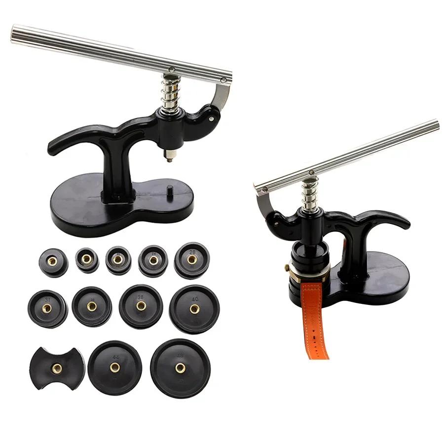 Watch Back Press Tool Set Nylon Prevent Slip Fitting Dies Nylon Watch Case Closer Watch Repair Tool Kit for Watchmaker 12pcs