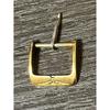 Used Longines Watch Buckle Gold Color Logo Engraved 14mm